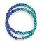 Saphir | Argent sterling .925 | Enveloppe de verre luciole